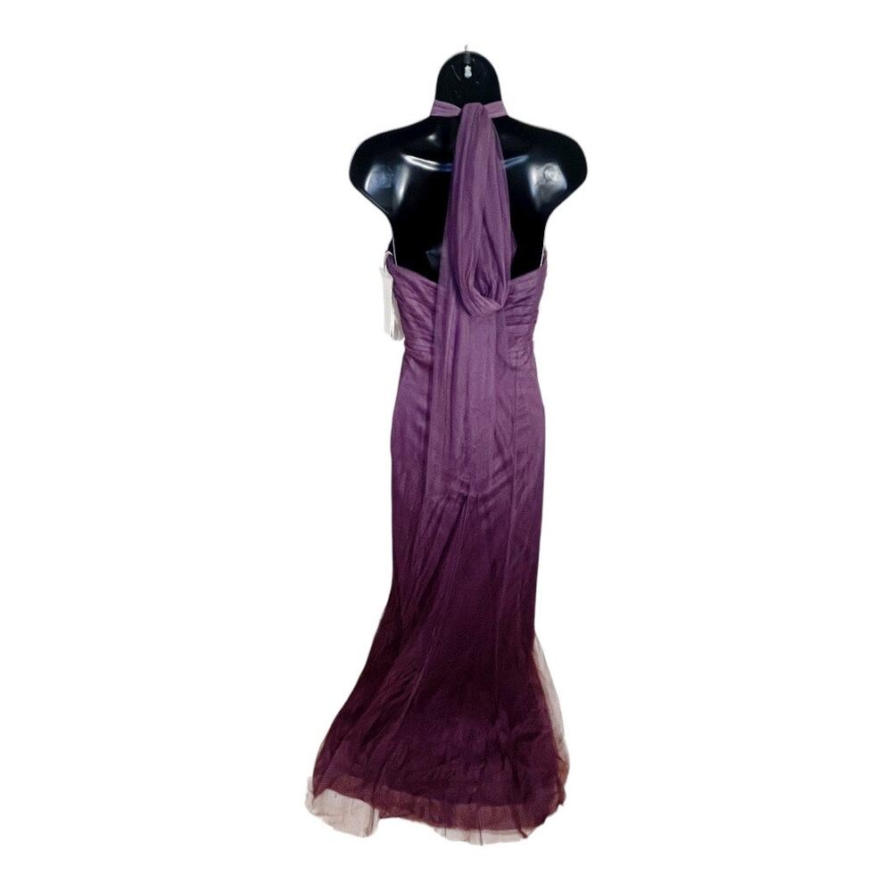 Jenny‎ Yoo Annabelle Convertible Tulle Bridesmaid Prom Dress Raisin Size 4 New - Picture 3 of 11